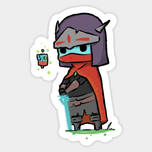 Hyper Light Drifter Sticker by sketchydrawer